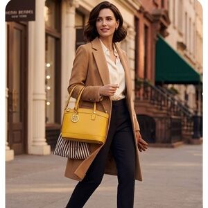 Henri Bendel Vibrant Yellow mini Satchel